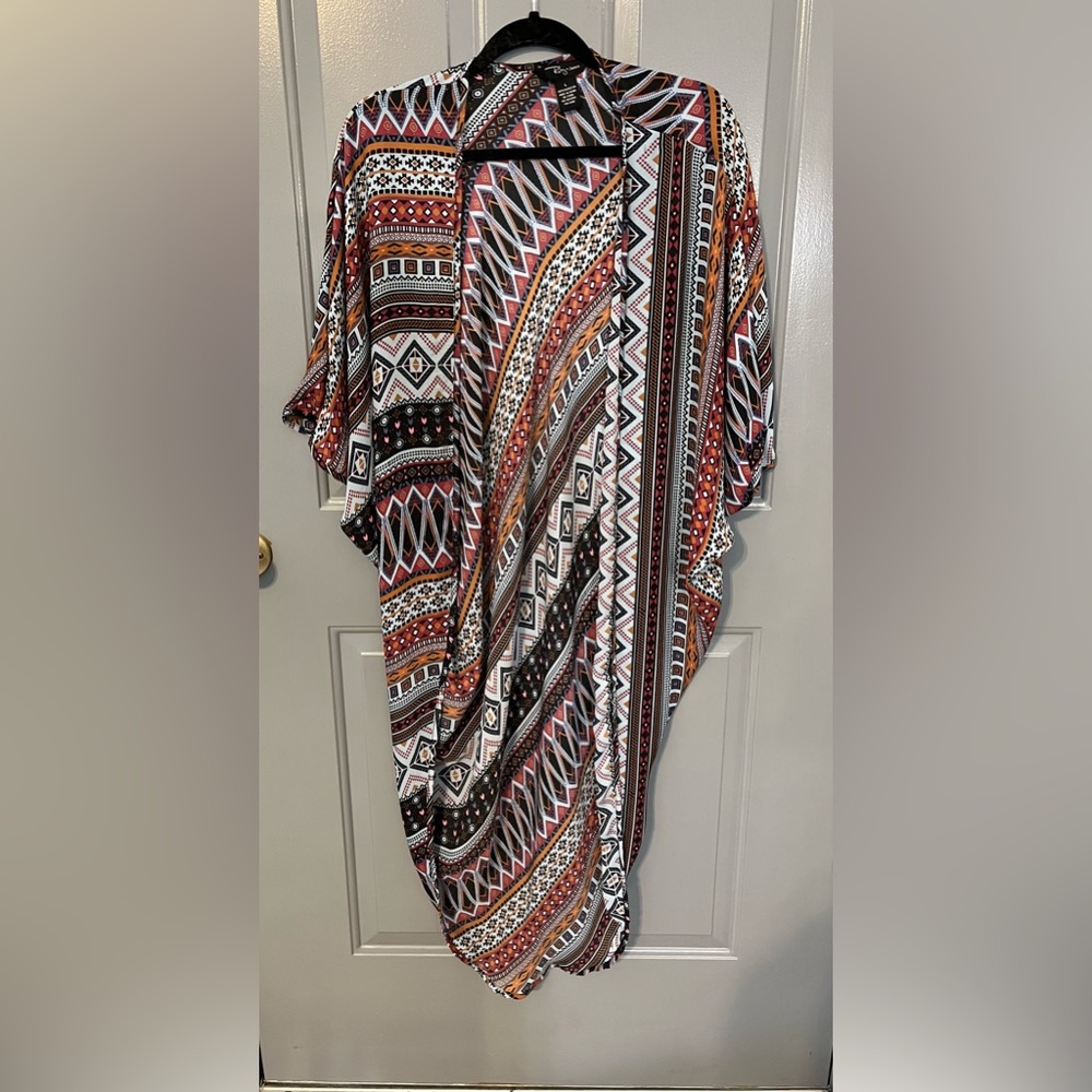 Riley + James Geo Print Cardigan